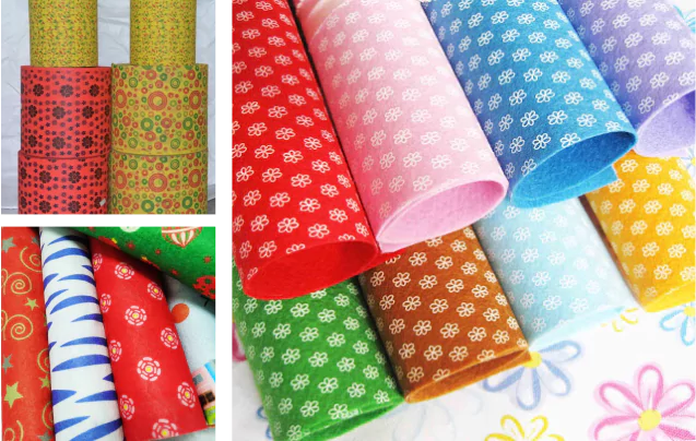Roto Printing Nonwoven Fabric